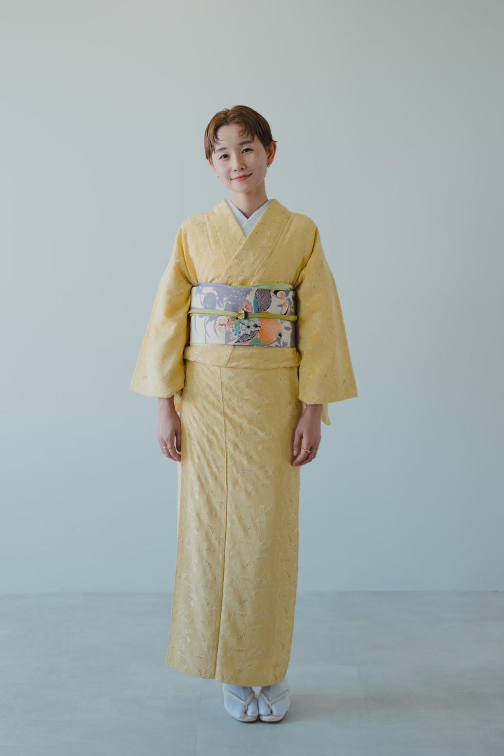 224イエロー刺繍