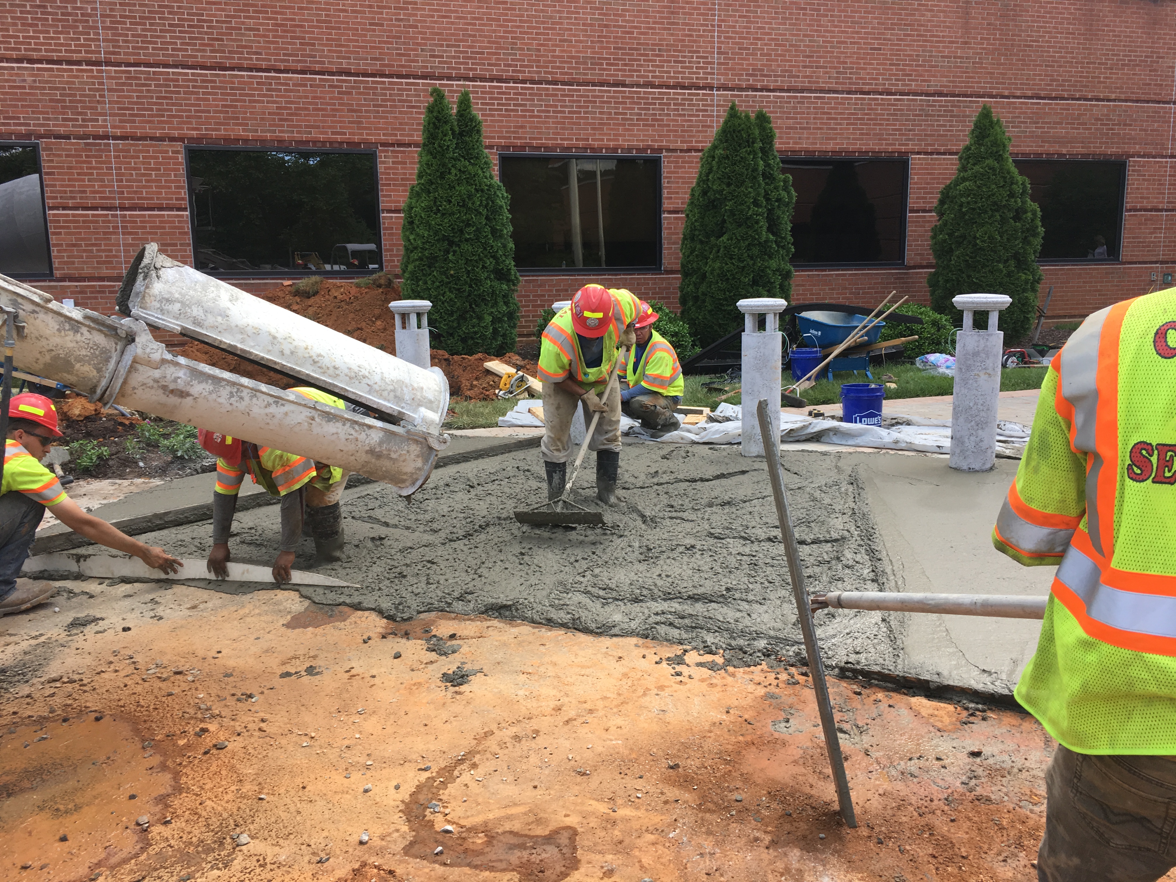 Pouring Concrete