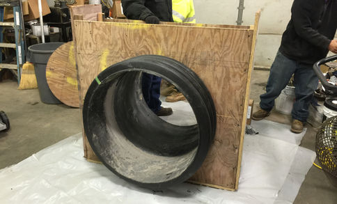 Pipe Junction Restoration mock up