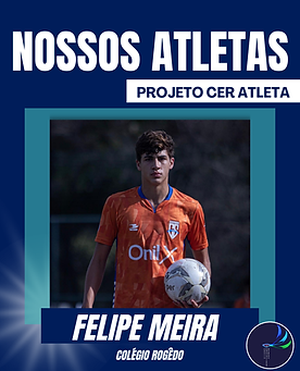 Atleta Projeto CER Atleta - Colégio Rogêdo
