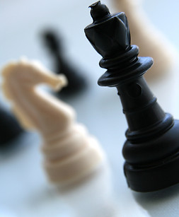 Chess Pieces Close-up