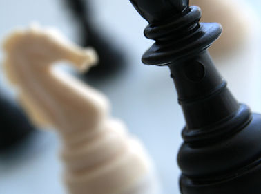 Chess Pieces Close-up