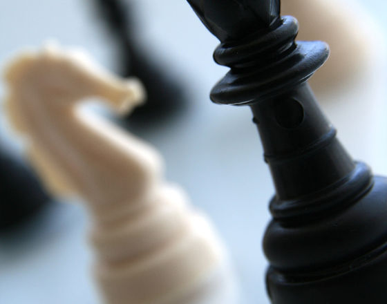 Chess Pieces Close-up
