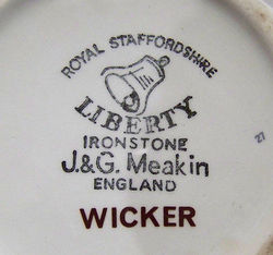 Wicker Brown Backstamp