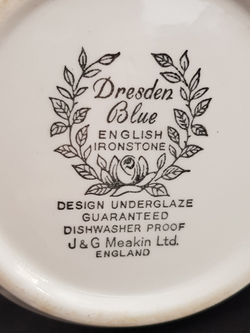 Dresden Blue Backstamp
