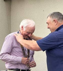 28-06-2024 The 24-25 Rotary year started with the handover from outgoing President Geoff