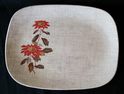Flamenco Red Platter Front