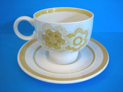 Nouveau Cup & Saucer Back