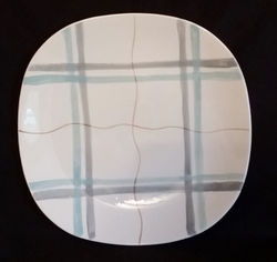 Tartan Blue Plate Front
