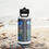 Thumbnail: Stainless steel water bottle with a straw lid Harmony Dusk by Painterleif