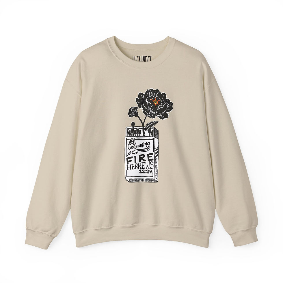 Thumbnail: Hebrews 12:29 - Crewneck Sweatshirt