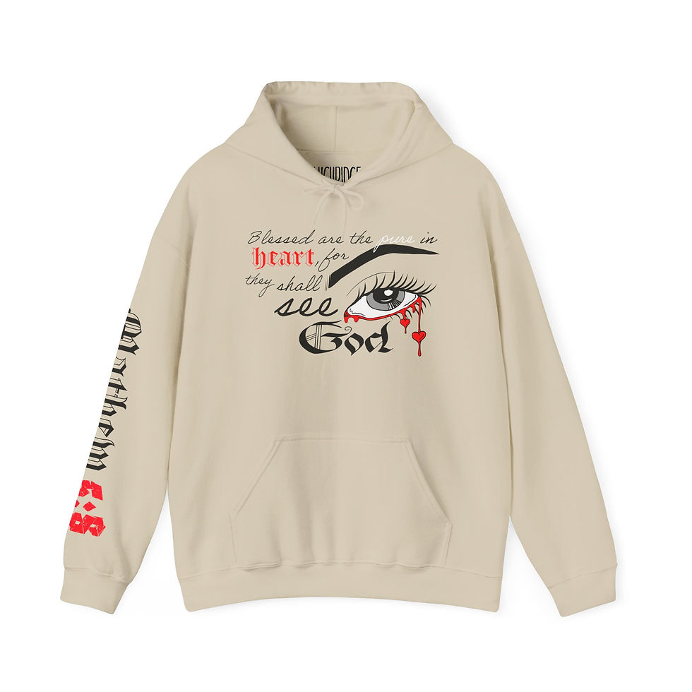 Thumbnail: Mathew 5:8 - Hoodie Sweatshirt 