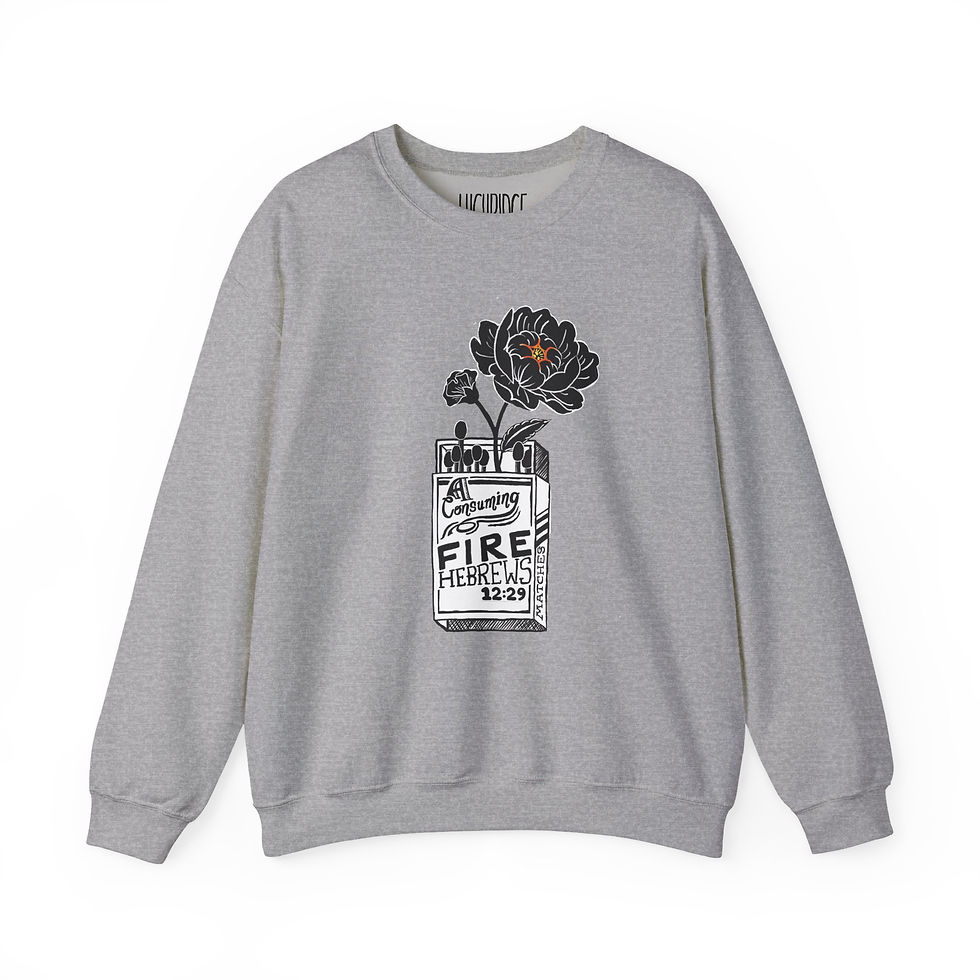 Thumbnail: Hebrews 12:29 - Crewneck Sweatshirt