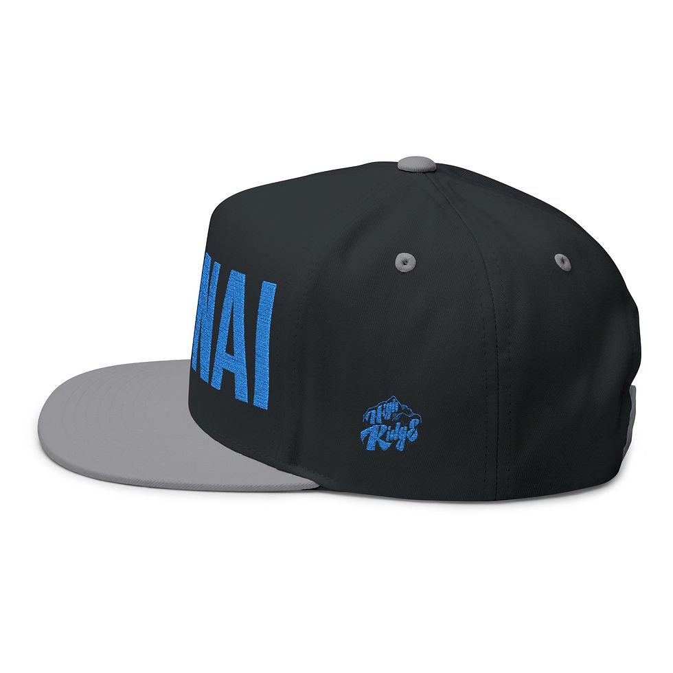 Thumbnail: Adonai - Embroidered Flat Bill Cap 