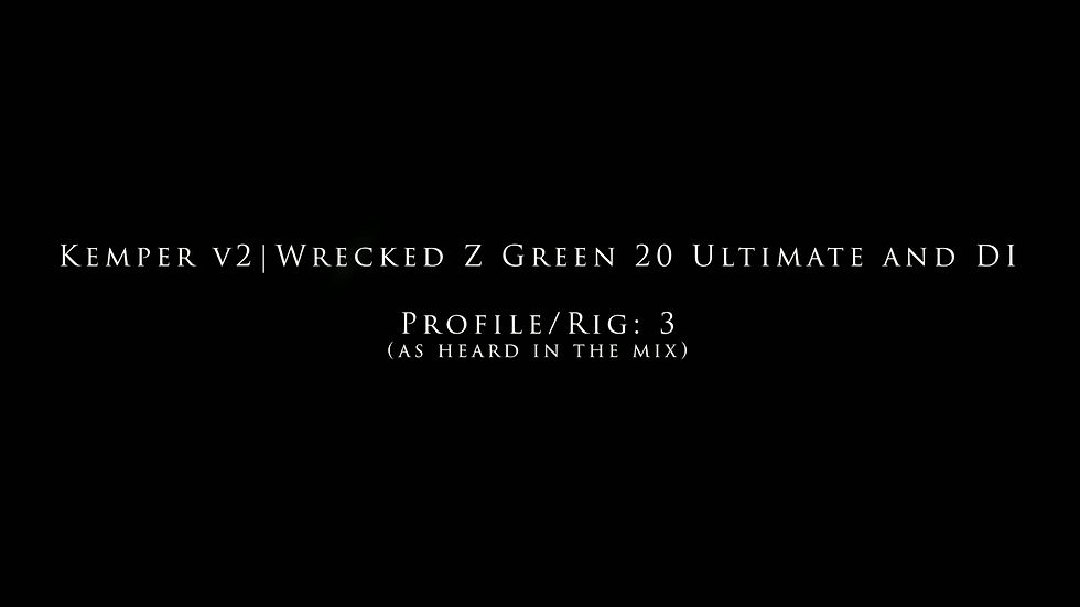 Thumbnail: Kemper v2 - Wrecked Z Green 20 Ultimate and DI Rigs