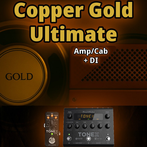 IK Multimedia Tonex - Copper Gold Ultimate and DI Tone Models