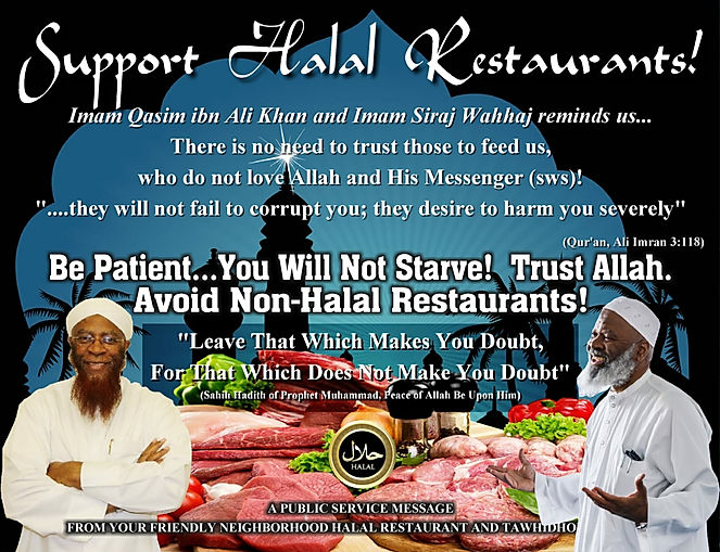 Support Halal Restourants