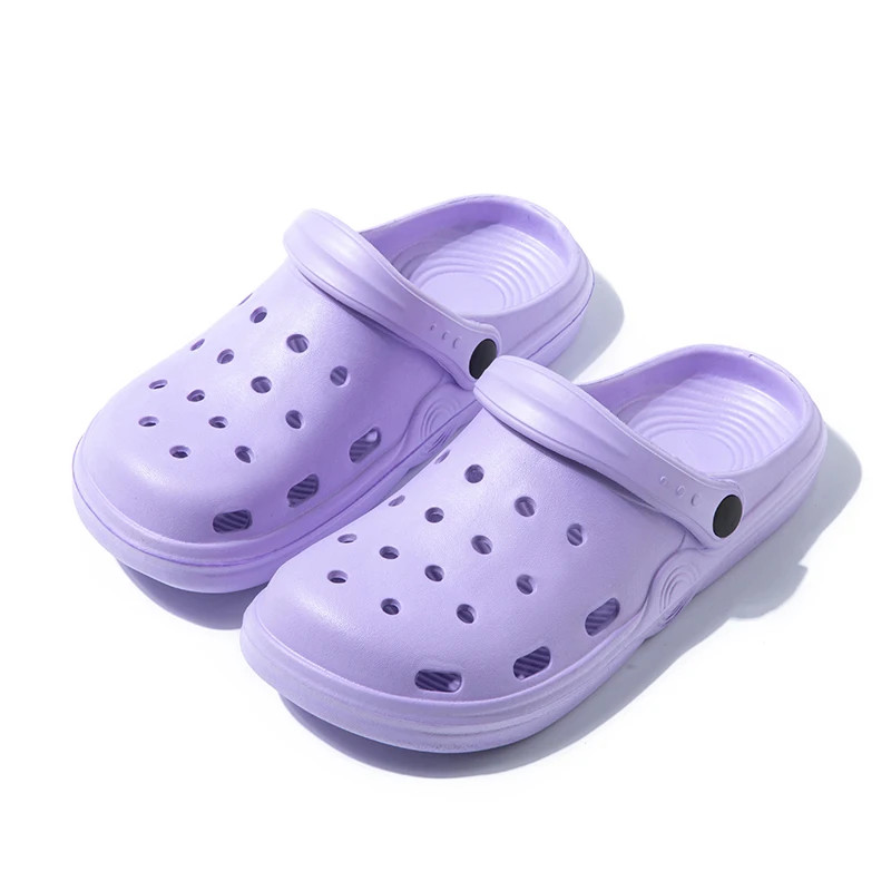 Thumbnail: Women Clogs Summer Female Sandals Thick Bottom Home Slides Soft EVA Dry Wedges