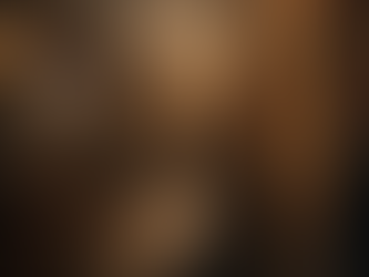 A man stands in a dim church with a wooden plank covering one eye while a magnifying glass highlights another eye, symbolizing spiritual blindness and judgment.