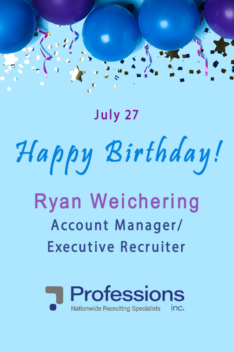 Ryan Wiechering's Birthday is the Weekend!