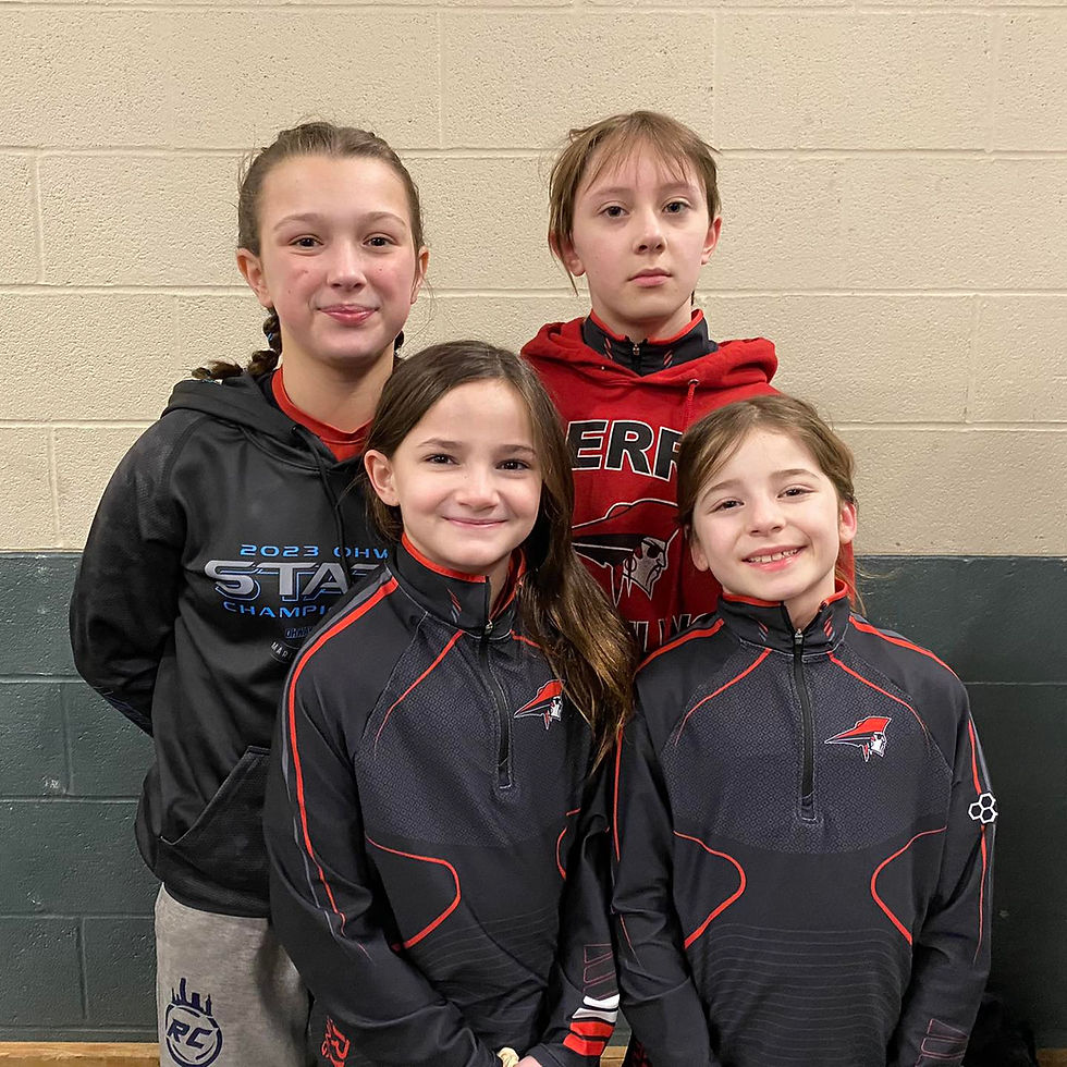 Perry Girls Wrestling Concludes Season at OAC Girls Wrestling State Championships