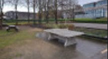 Miniaturbild: Tischtennisplatte aus Beton, Naturbeton