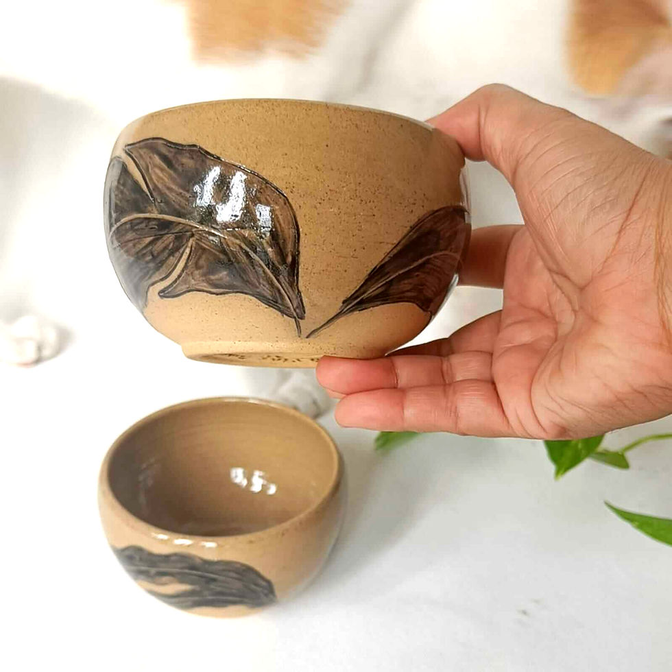 Thumbnail: Warm Brown Snack Bowl