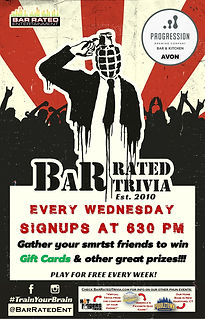 Progression Brewing - Wednesdays _ 630 - Bar Rated Trivia - 11x17 (6-1-26).jpg