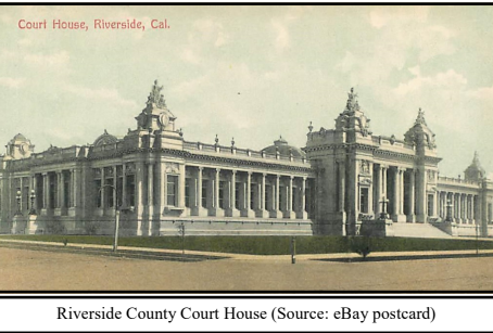 A illustrated image of a massive court room with columns and prominent fixtures at the top