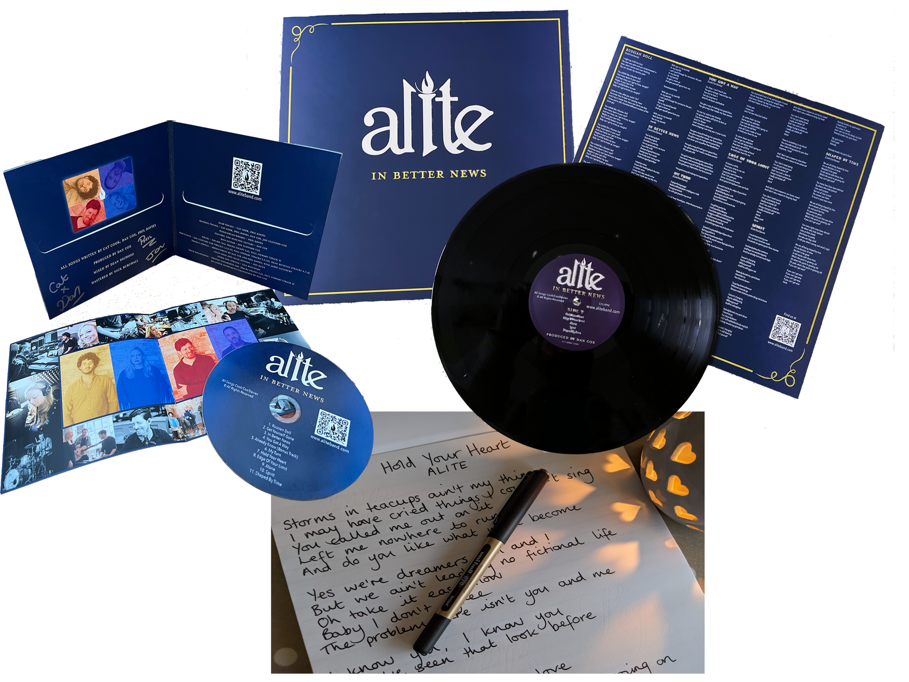 SIGNED COLLECTORS VINYL+SIGNED CD+HAND WRITTEN LYRICS+24Bit MASTER Download