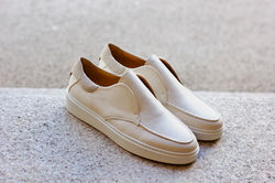 Herrenschuhe Loafers weiß