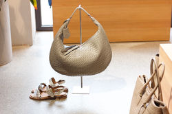 Handtasche geflochtenes Leder