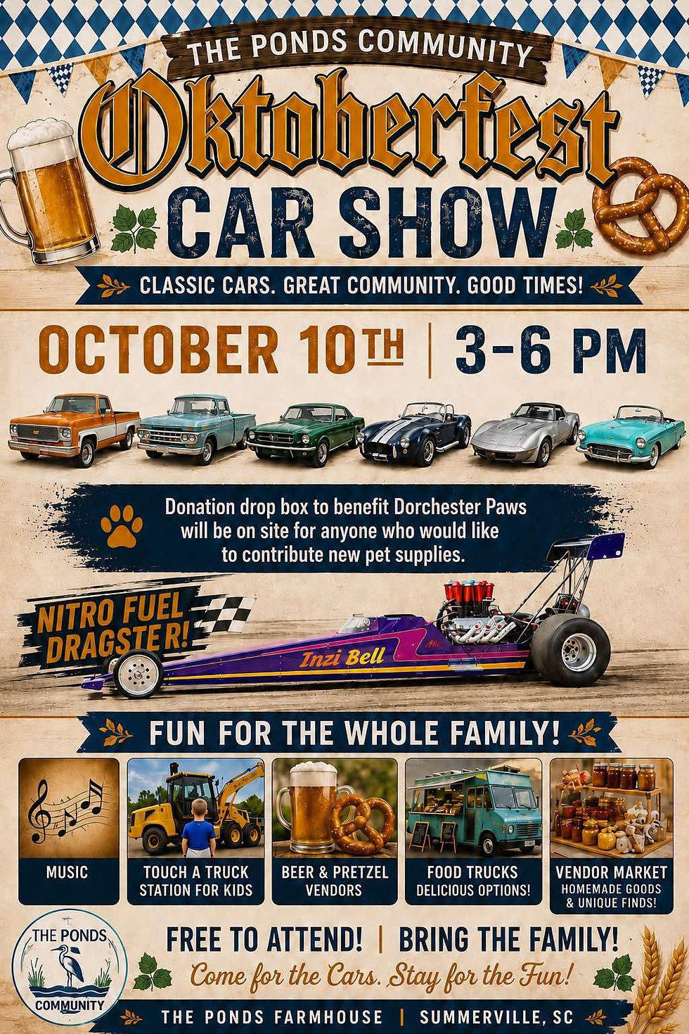 Octoberfest Car Show at The Ponds