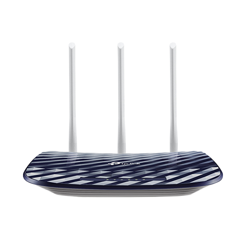 Archer C20W Roteador DualBand AC750 Fast branco e azul com 3 antenas
