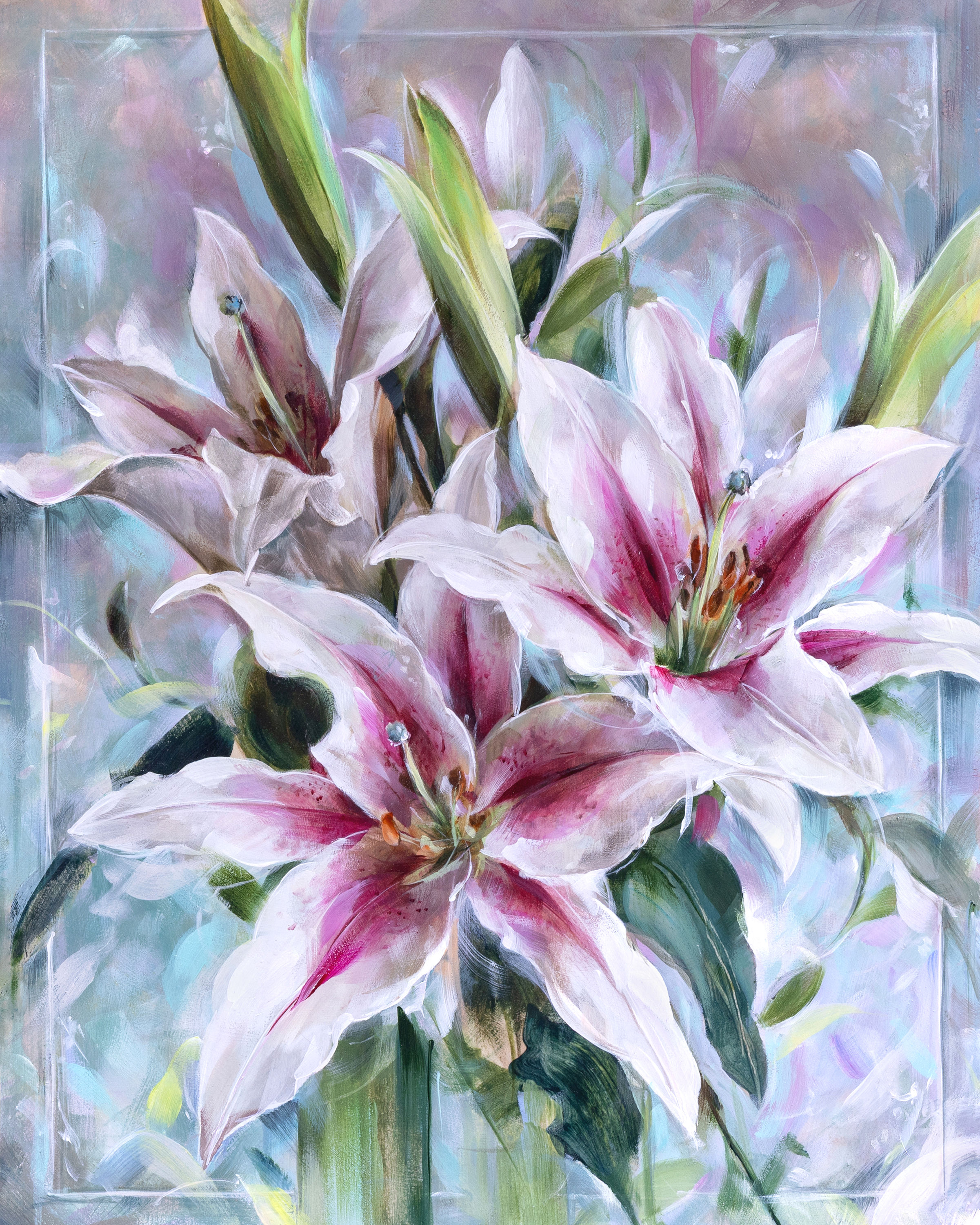 PRINT Lilies