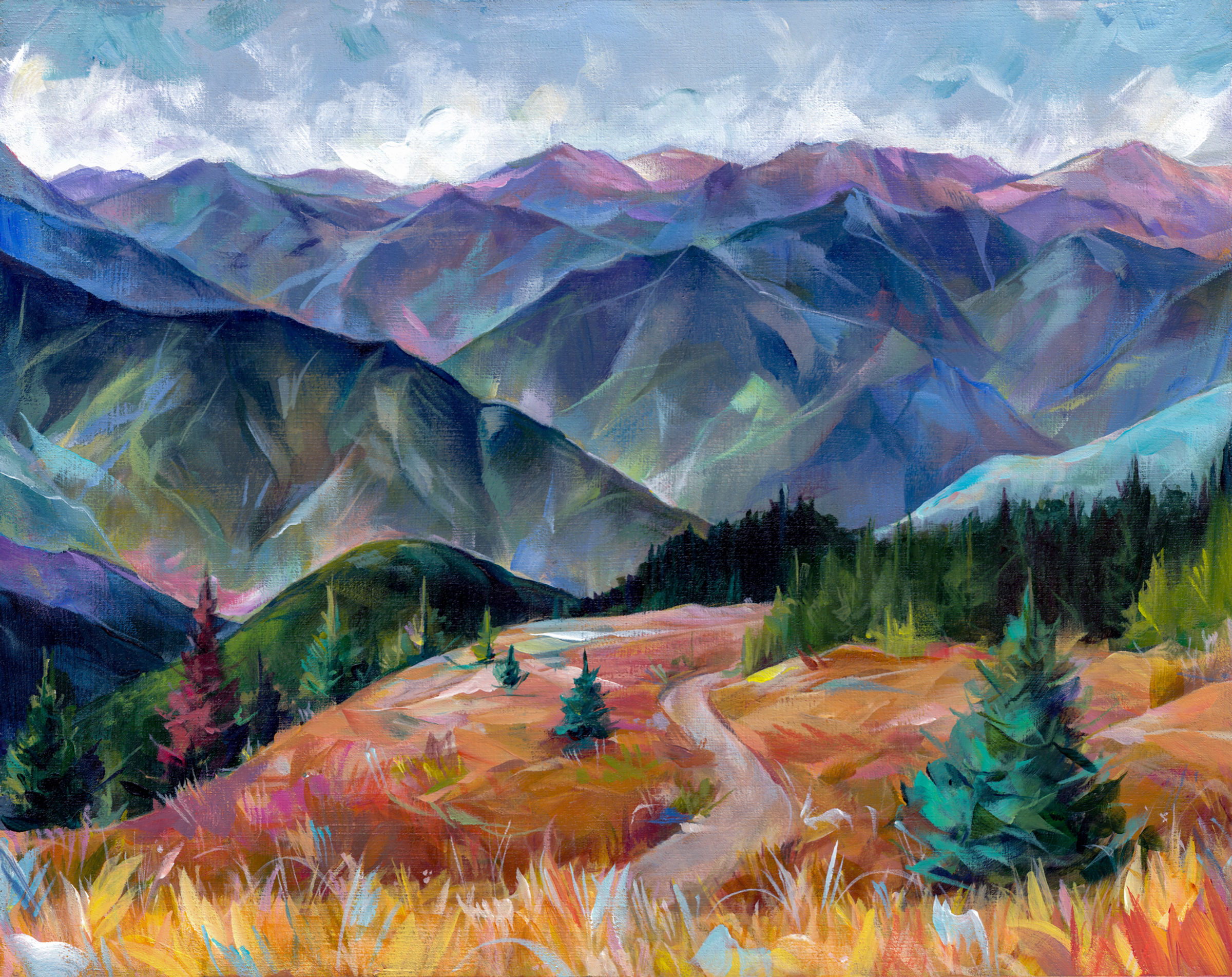 PRINT Hurricane Ridge