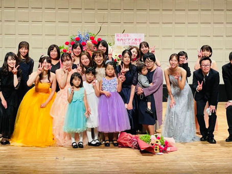 2022/10/9 井内ピアノ教室開講30周年記念発表会。