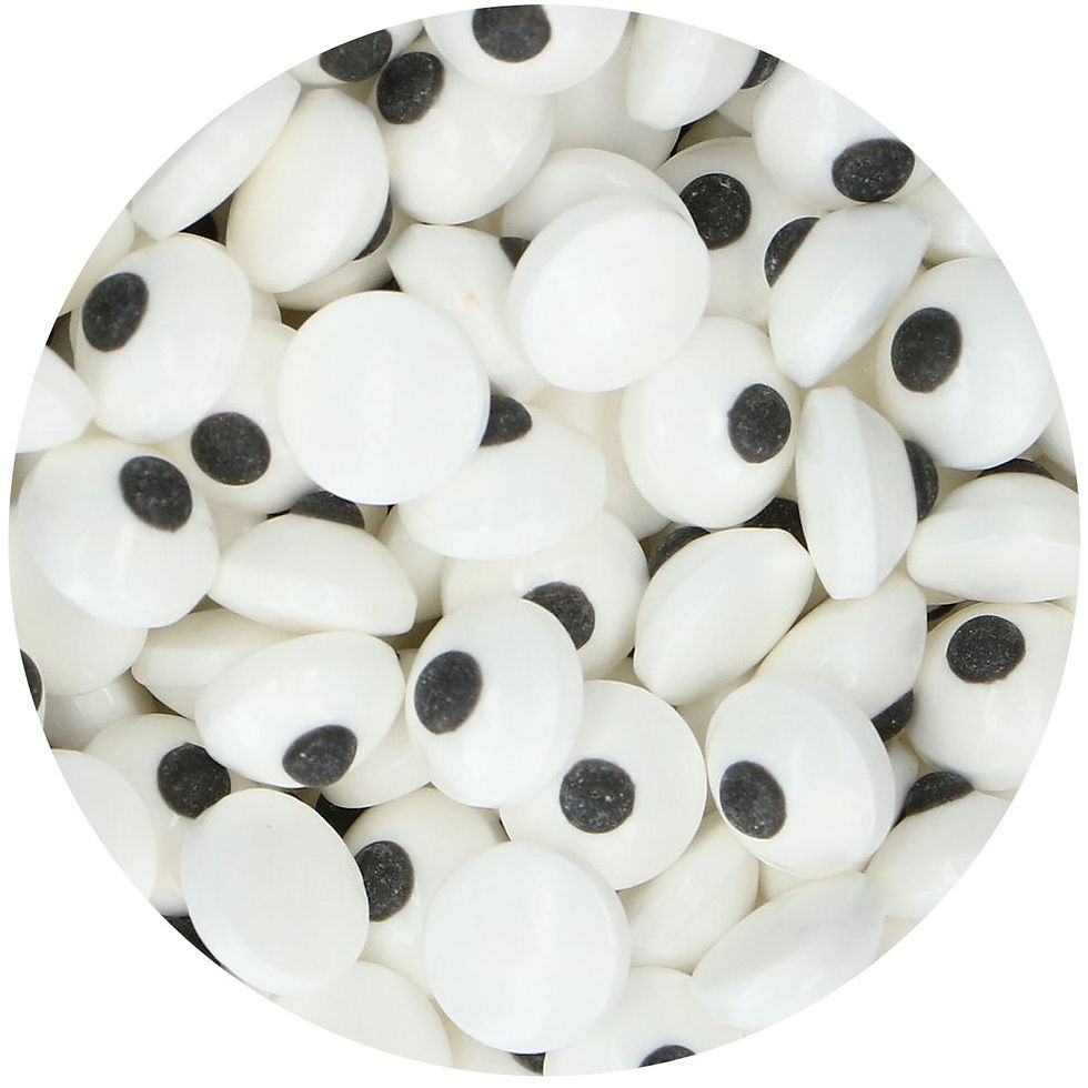 Miniatúra: FunCakes Cukrové oči veľké balenie - 200g