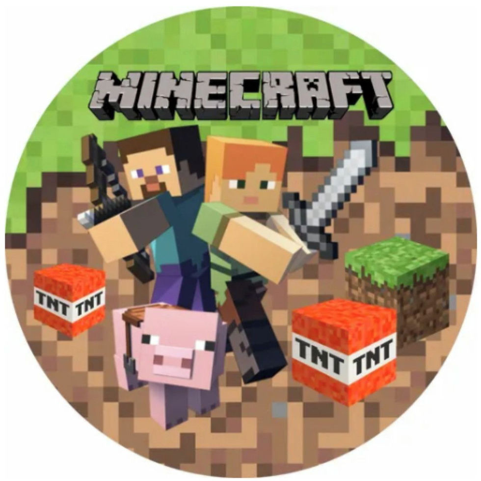 Jedlý obrázok Minecraft III.