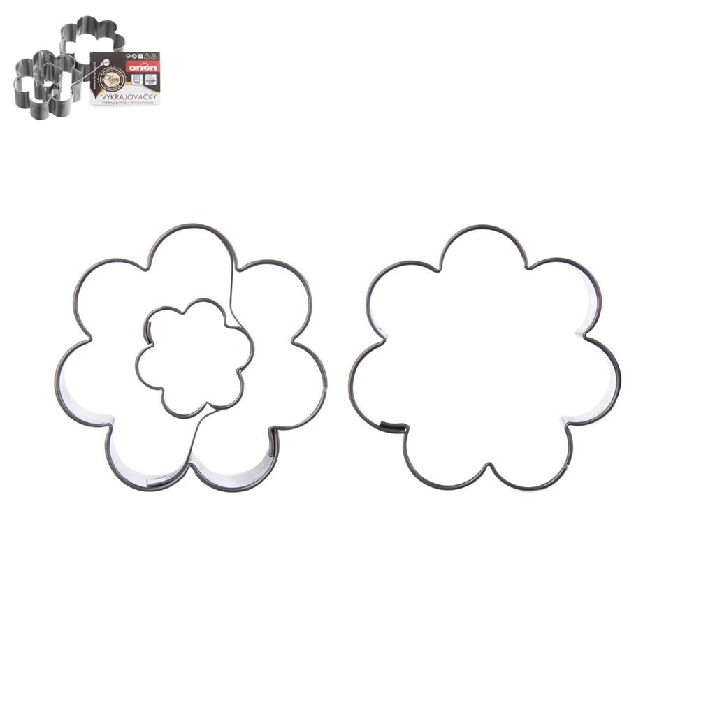 Set vykrajovačiek kvet vrch+spodok