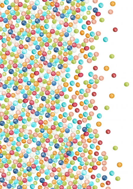 Cukrový máčik farebný 100g