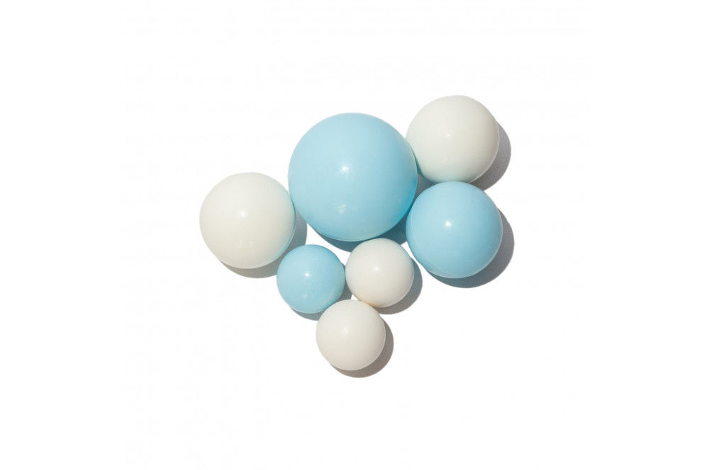 Čokoládové gule modro biely mix 7ks