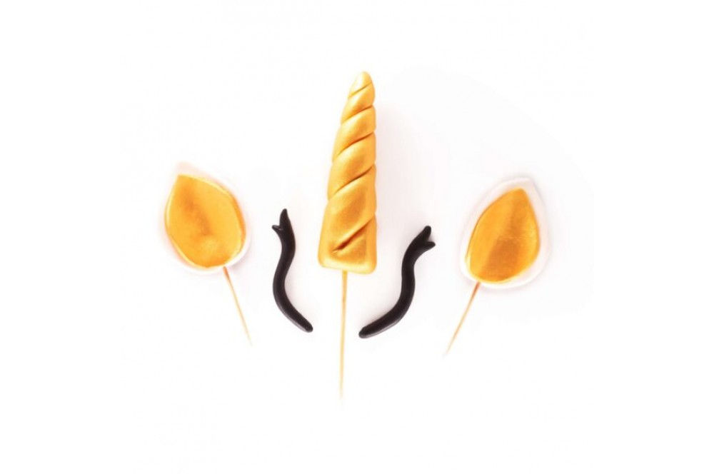 Cukrové zápichy set jednorožec 5ks