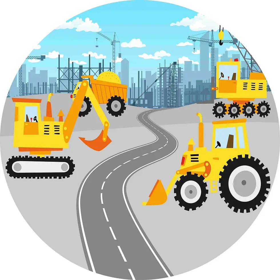 Jedlý obrázok stavebné stroje I.