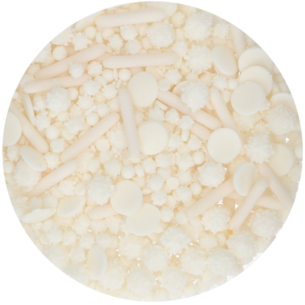 Posýpky biele 50g - FunCakes Sprinkle Medley White