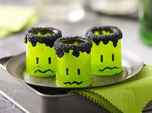 Halloweenske cukríkové poháriky
