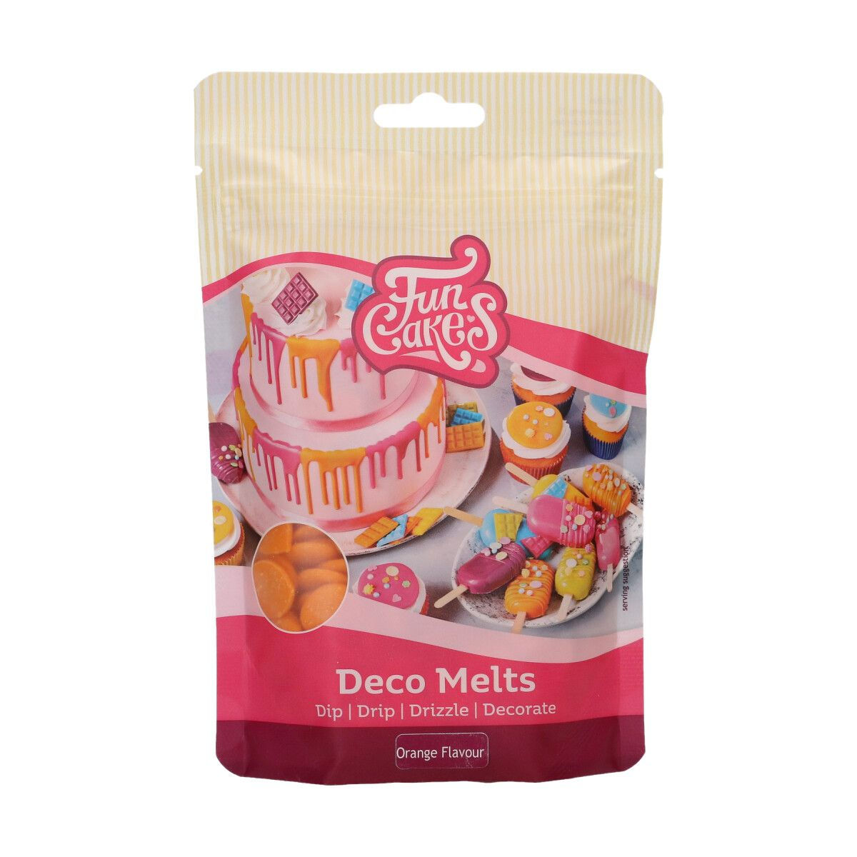 FunCakes Deco Melts Orange Flavour - pomarančová 250g