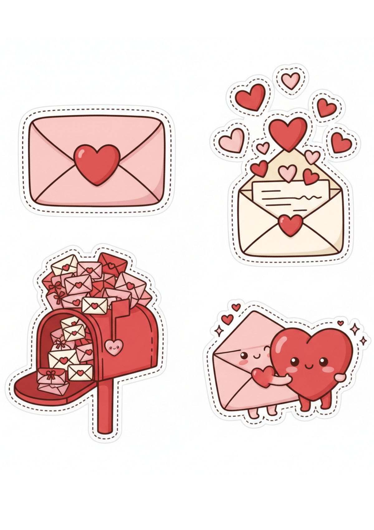 Jedlý obrázok na vystrihovanie Láska VI.