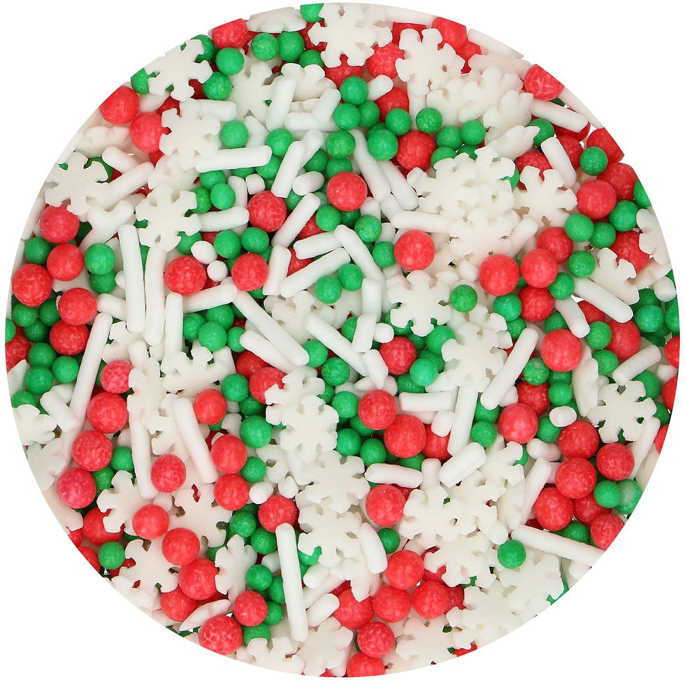 Vianočné posýpky 60g - FC Sprinkle Medley Christmas