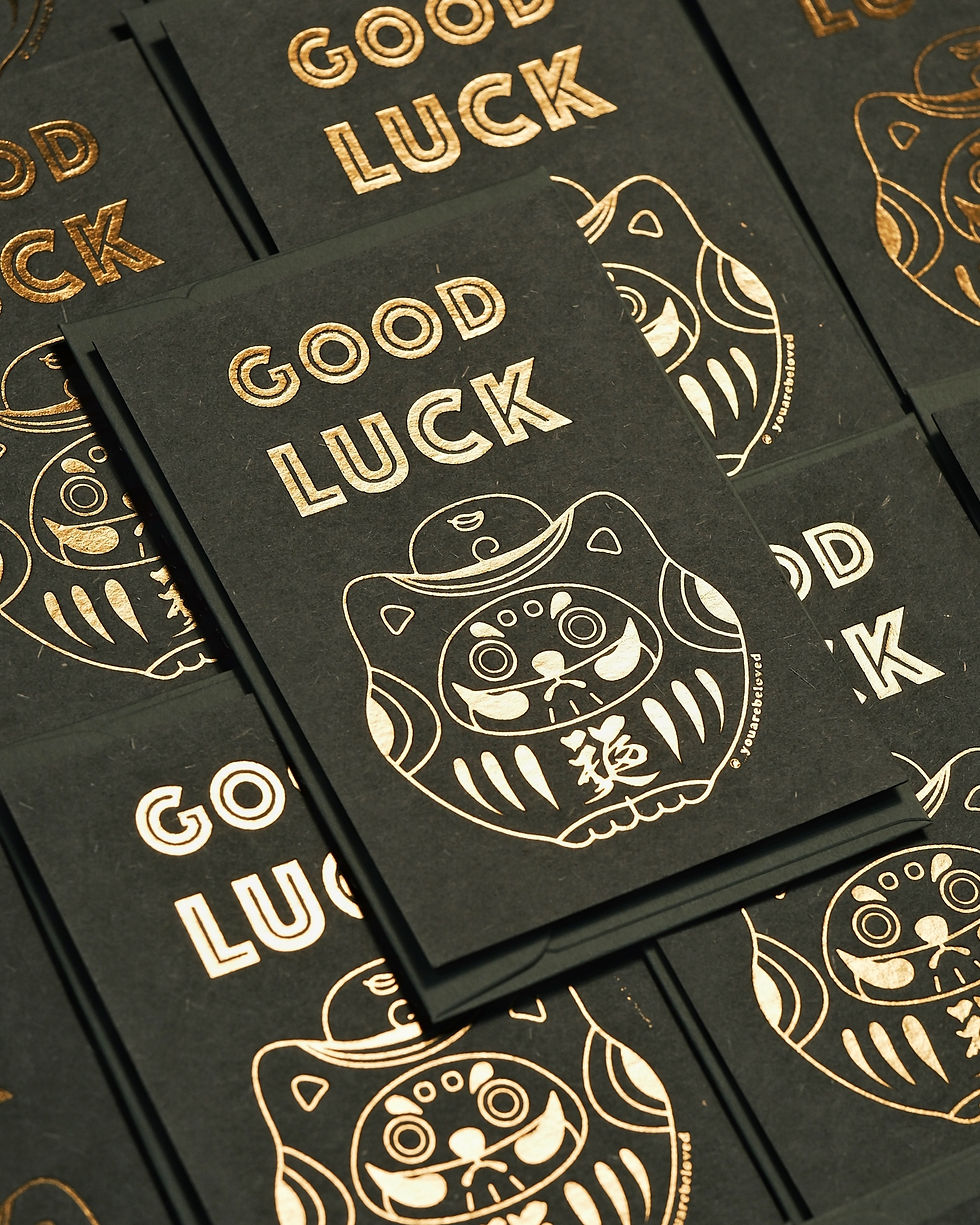 Thumbnail: 🐕達摩狗狗 Good Luck Card🔖連封套